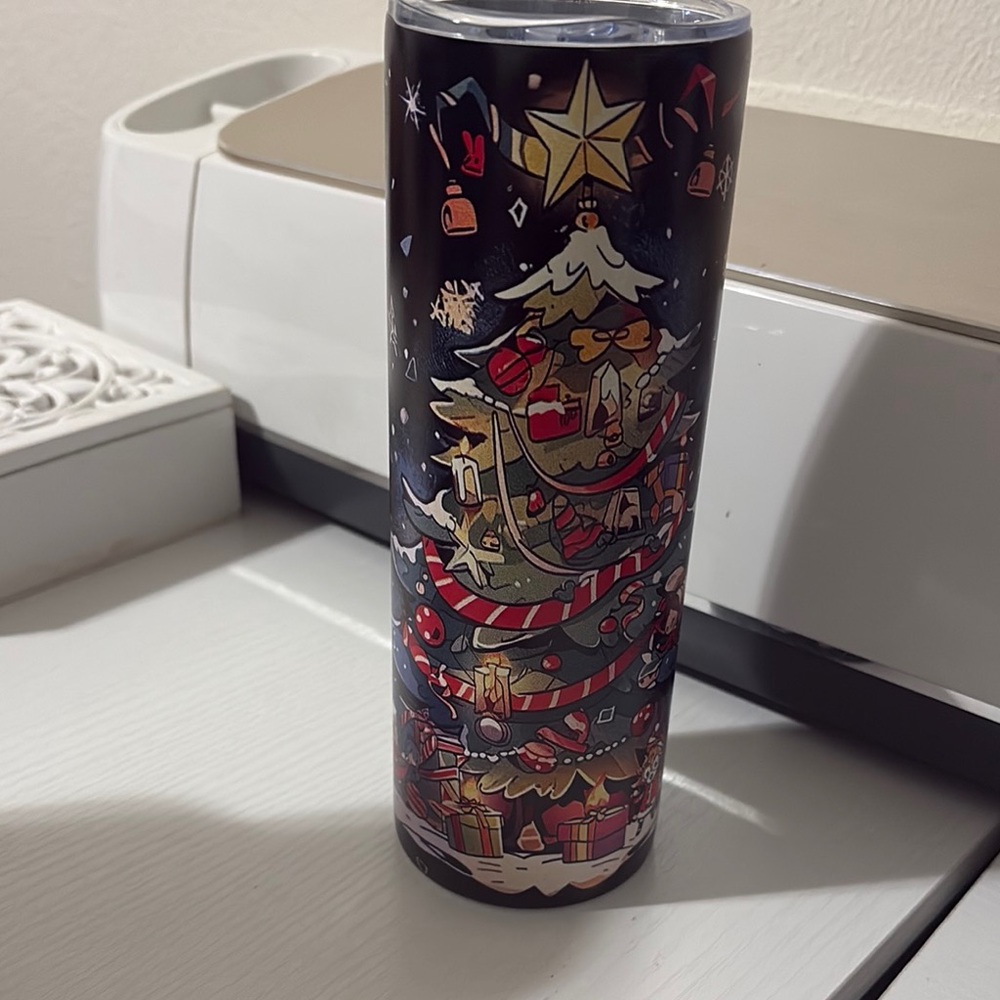 Festive Christmas Tree Tumbler